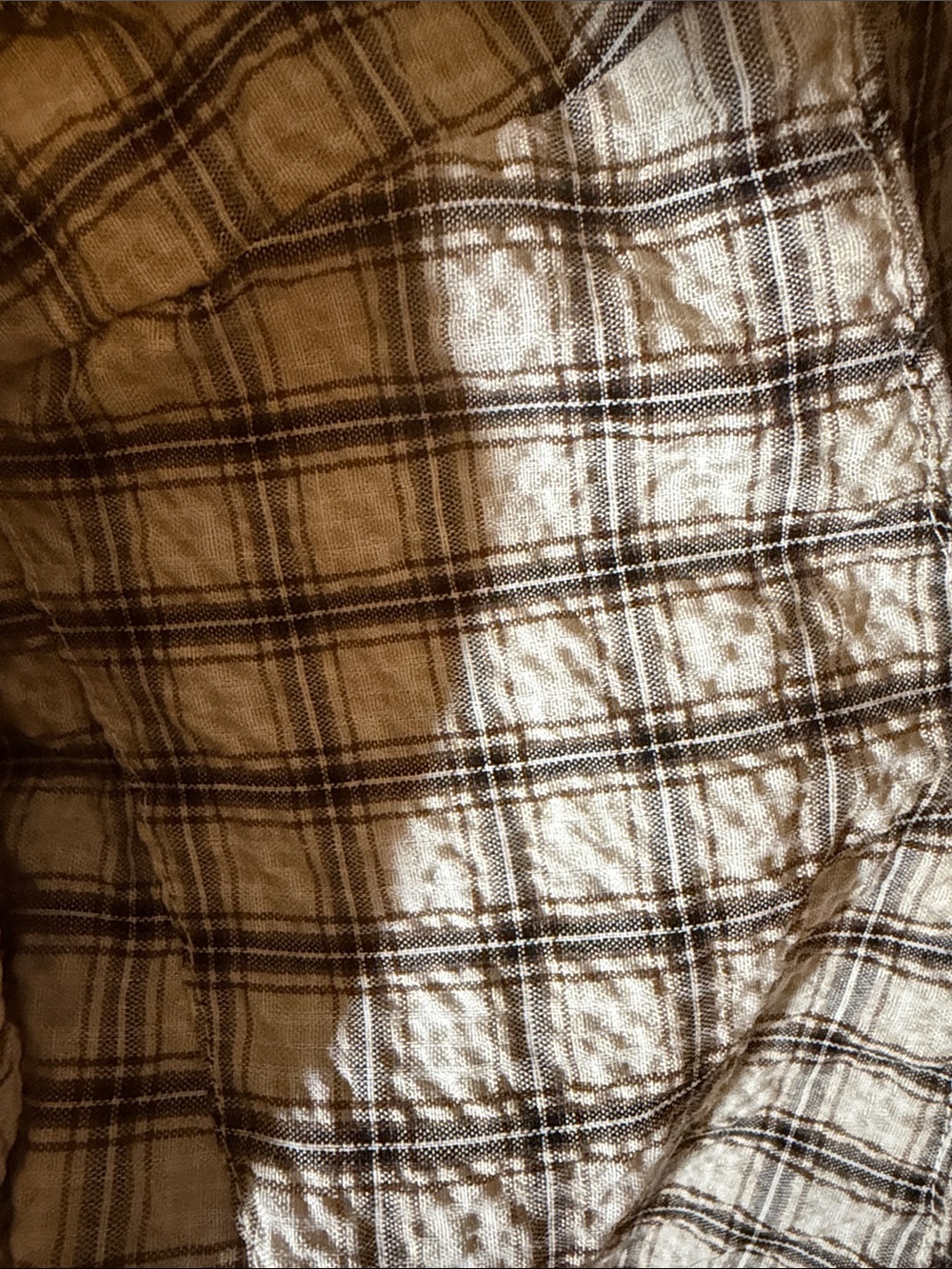 Pants - Gouchos - EASEL of LA - plaid black brown- SZ LG - pant skirt - Picture 12 of 12